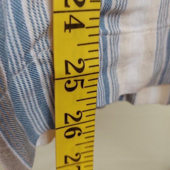 NWOT AE Wide Leg Pants Striped Size Medium - Picture 7 of 13